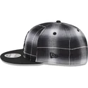cappellino-piatto-nero-snapback-9fifty-retro-crown-plaid-dei-chicago-white-sox-mlb-di-new-era