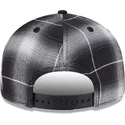 cappellino-piatto-nero-snapback-9fifty-retro-crown-plaid-dei-new-york-yankees-mlb-di-new-era