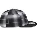 cappellino-piatto-nero-snapback-9fifty-retro-crown-plaid-dei-new-york-yankees-mlb-di-new-era