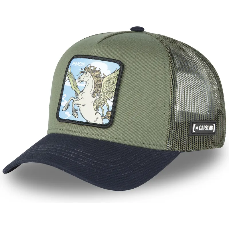 cappelli-curva-verde-snapback-pegasus-beasts-di-capslab