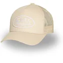 cappello-trucker-beige-regolabile-lof-b35-di-von-dutch