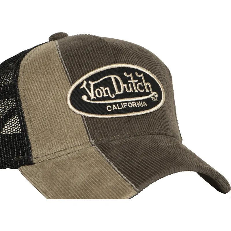 cappellino-trucker-marrone-e-nero-cut01-di-von-dutch
