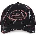 cappellino-curvo-nero-e-rosa-snapback-imag-p-di-von-dutch