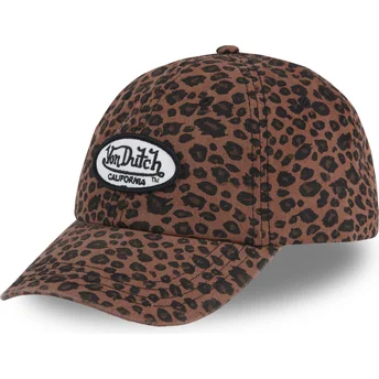 Cappellino curvo leopardo regolabile LEO BR di Von Dutch