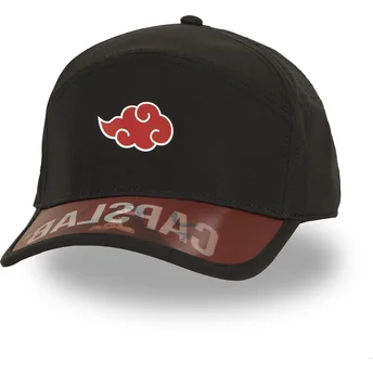 Cappellino curvo nero regolabile Akatsuki NS5 AKA Naruto di Capslab