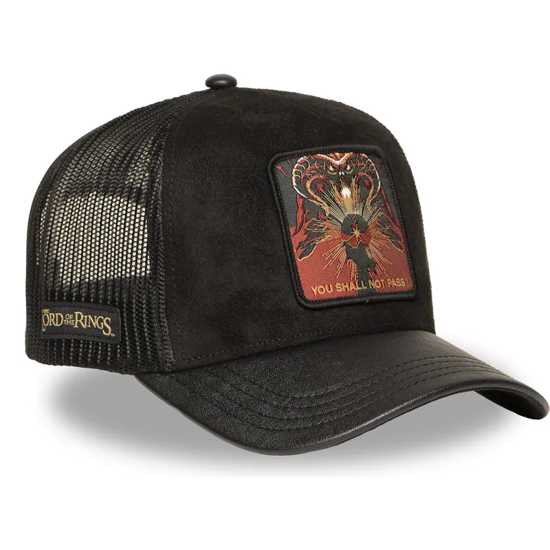 Von Dutch Trucker Berretto Uomo Originale, Usato Effetto, Nero, Taglia Unica Regolabile