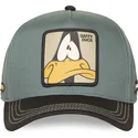 cappellino-snapback-verde-e-nero-con-visiera-curva-pato-lucas-loo12-daf2-looney-tunes-di-capslab