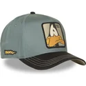 cappellino-snapback-verde-e-nero-con-visiera-curva-pato-lucas-loo12-daf2-looney-tunes-di-capslab