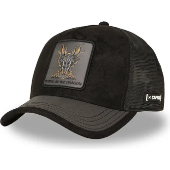 Cappellino trucker nero House Of The Dragon HOD DRA Gioco di Troni di Capslab