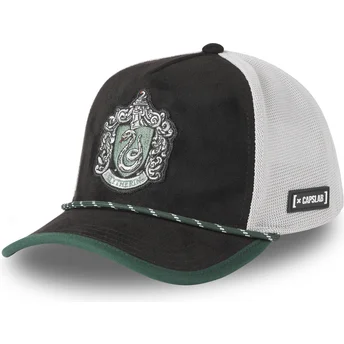 Cappellino trucker nero e bianco Slytherin HP3 SLY Harry Potter di Capslab
