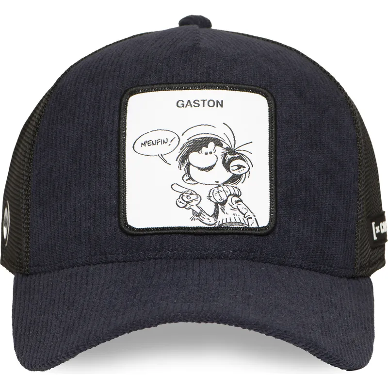 cappellino-trucker-blu-marino-e-nero-gaston-lagaffe-glg2-gbd-di-capslab