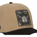 cappello-snapback-marrone-e-nero-curva-son-goku-dbs7-uni-dragon-ball-di-capslab