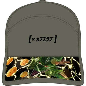 Cappello curvo verde regolabile Shenron DBZ10 SHE Dragon Ball di Capslab