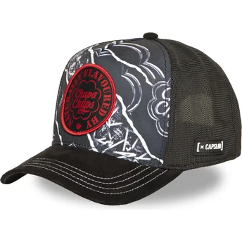 Gorra trucker nera CC3 NIG Chupa Chups di Capslab