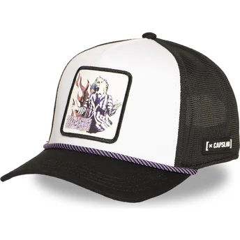 Cappello trucker nero e bianco Beetlejuice BTJ BEE Beetlejuice di Capslab