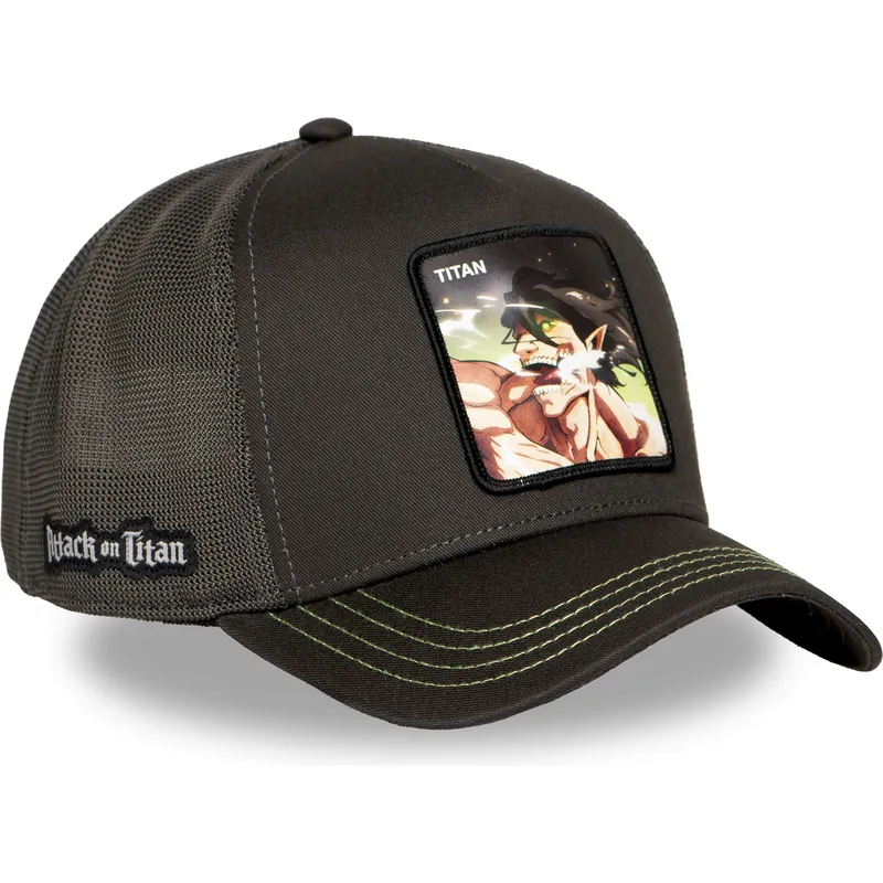 cappellino-trucker-grigio-titano-d-attacco-eren-jaeger-aot2-att-attack-on-titan-di-capslab