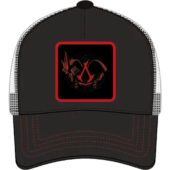 Cappellino trucker nero ASC7 CRE Assassin's Creed di Capslab