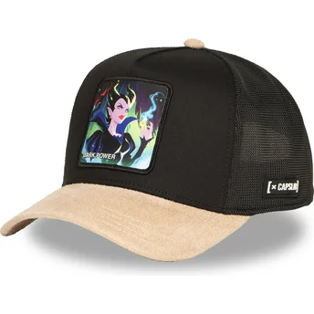 Cappello trucker nero e marrone Malefica Dark Power SP PRI3 Disney di Capslab