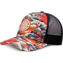cappellino-trucker-multicolore-koi-watching-club-hft-di-djinns