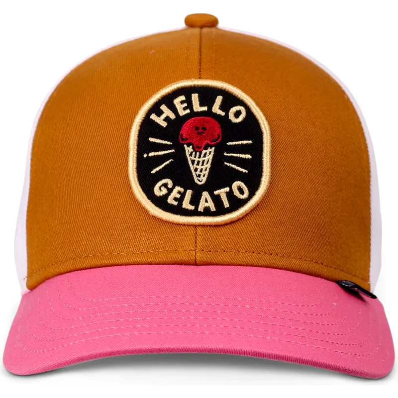 cappellino-curvo-multicolore-snapback-per-bambino-food-gelato-basic-di-djinns