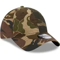 cappellino-curvo-mimetico-regolabile-9twenty-brushed-cotton-three-looms-woodland-di-new-era