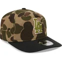 cappellino-curvo-mimetico-regolabile-19twenty-in-cotone-spazzolato-three-looms-duck-dei-los-angeles-dodgers-mlb-di-new-era