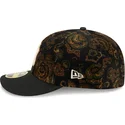 cappellino-curvo-nero-regolabile-59fifty-low-profile-floral-cord-three-looms-printed-corduroy-dei-new-york-yankees-mlb-di-new-er