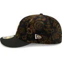 cappellino-curvo-nero-aderente-59fifty-low-profile-floral-cord-three-looms-printed-corduroy-dei-detroit-tigers-mlb-di-new-era