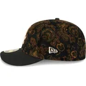 cappellino-curvo-nero-aderente-59fifty-low-profile-floral-cord-three-looms-printed-corduroy-dei-chicago-white-sox-mlb-di-new-era