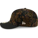 cappellino-nero-curvo-aderente-59fifty-low-profile-floral-cord-three-looms-printed-corduroy-dei-los-angeles-dodgers-mlb-di-new