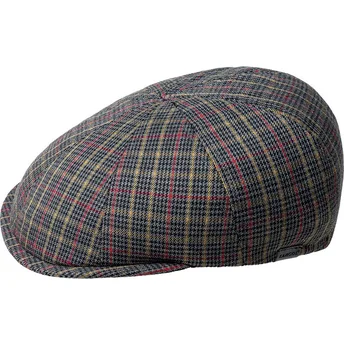 Boina grigia Pattern Flexfit Plaid grigio di Kangol