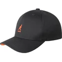 cappellino-curvo-nero-regolabile-wool-flexfit-baseball-beluga-black-di-kangol