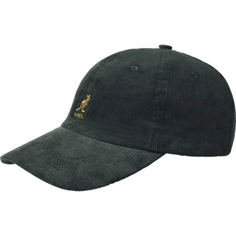 Cappello da baseball verde regolabile con visiera curva Cord Forrester di Kangol