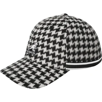 Cappello da baseball bianco regolabile con visiera curva Block Zig di Kangol
