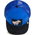 cappellino-trucker-blu-e-nero-con-pitbull-flex-pitbull-suede-the-farm-di-goorin-bros