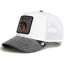 cappellino-trucker-bianco-e-grigio-cane-rottweiler-bad-boy-denim-the-farm-di-goorin-bros