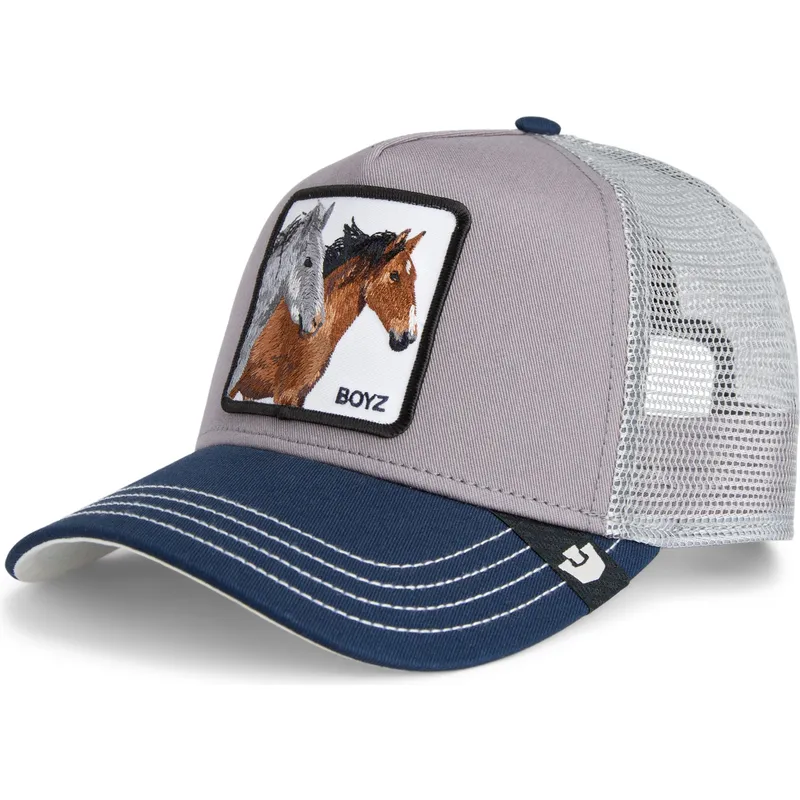 Cappello Trucker Unisex In Rete Con Stampa Savana Africana – Elefanti E Giraffe Al Tramonto, Regolabile, Taglia Large-X-Large, Blu - 5