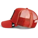 gorra-trucker-rossa-dinosauro-t-rex-the-extinct-skull-grit-the-farm-di-goorin-bros