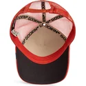 gorra-trucker-rossa-dinosauro-t-rex-the-extinct-skull-grit-the-farm-di-goorin-bros