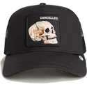 cappellino-trucker-nero-teschio-the-cancelled-skull-grit-the-farm-di-goorin-bros
