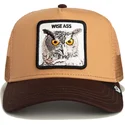 gorra-trucker-marrone-gufo-wise-ass-the-farm-di-goorin-bros