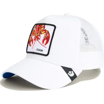 Cappellino trucker bianco per bambino aragosta Lemme Cook Mini The Farm di Goorin Bros.
