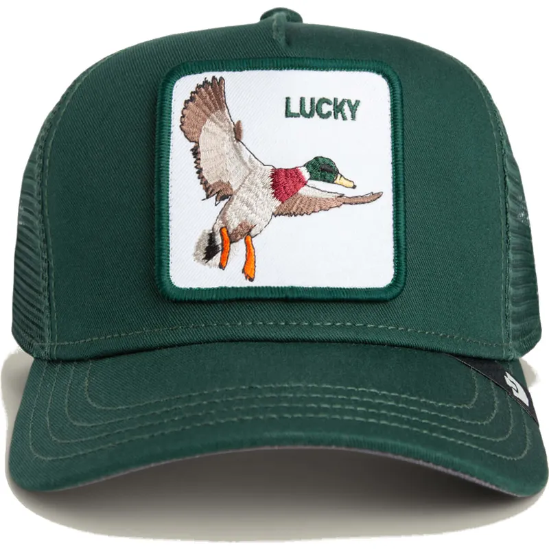 cappellino-trucker-verde-per-bambino-papero-the-lucky-mini-the-farm-di-goorin-bros