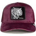 cappellino-trucker-granata-tigre-savage-tiger-velour-the-farm-di-goorin-bros