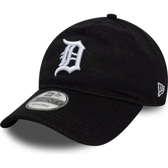 Cappellino curvo nero regolabile 9TWENTY Merino Wool dei Detroit Tigers MLB di New Era