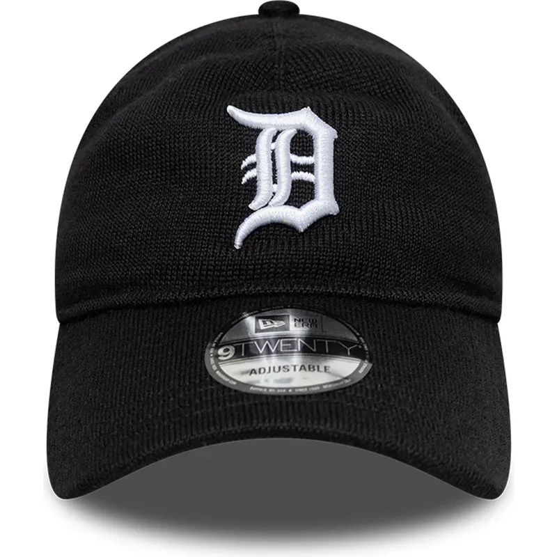 cappellino-curvo-nero-regolabile-9twenty-merino-wool-di-detroit-tigers-mlb-di-new-era
