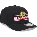 cappellino-curvo-nero-snapback-9seventy-stretch-snap-stated-dei-chicago-blackhawks-nhl-di-new-era