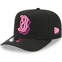 cappellino-snapback-nero-curvo-9fifty-a-frame-neon-boston-red-sox-mlb-di-new-era