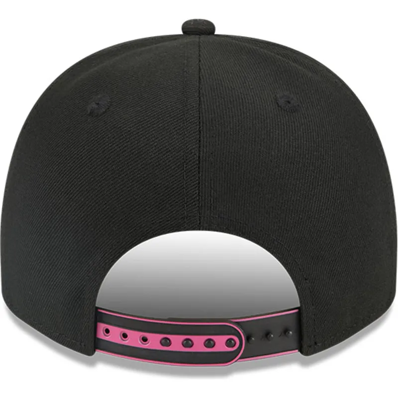 cappellino-curvo-nero-snapback-9fifty-a-frame-neon-dei-los-angeles-dodgers-mlb-di-new-era