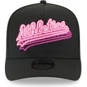 cappellino-nero-snapback-9fifty-a-frame-neon-degli-oakland-athletics-mlb-di-new-era